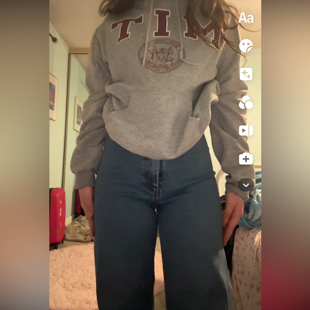 high rise jeans